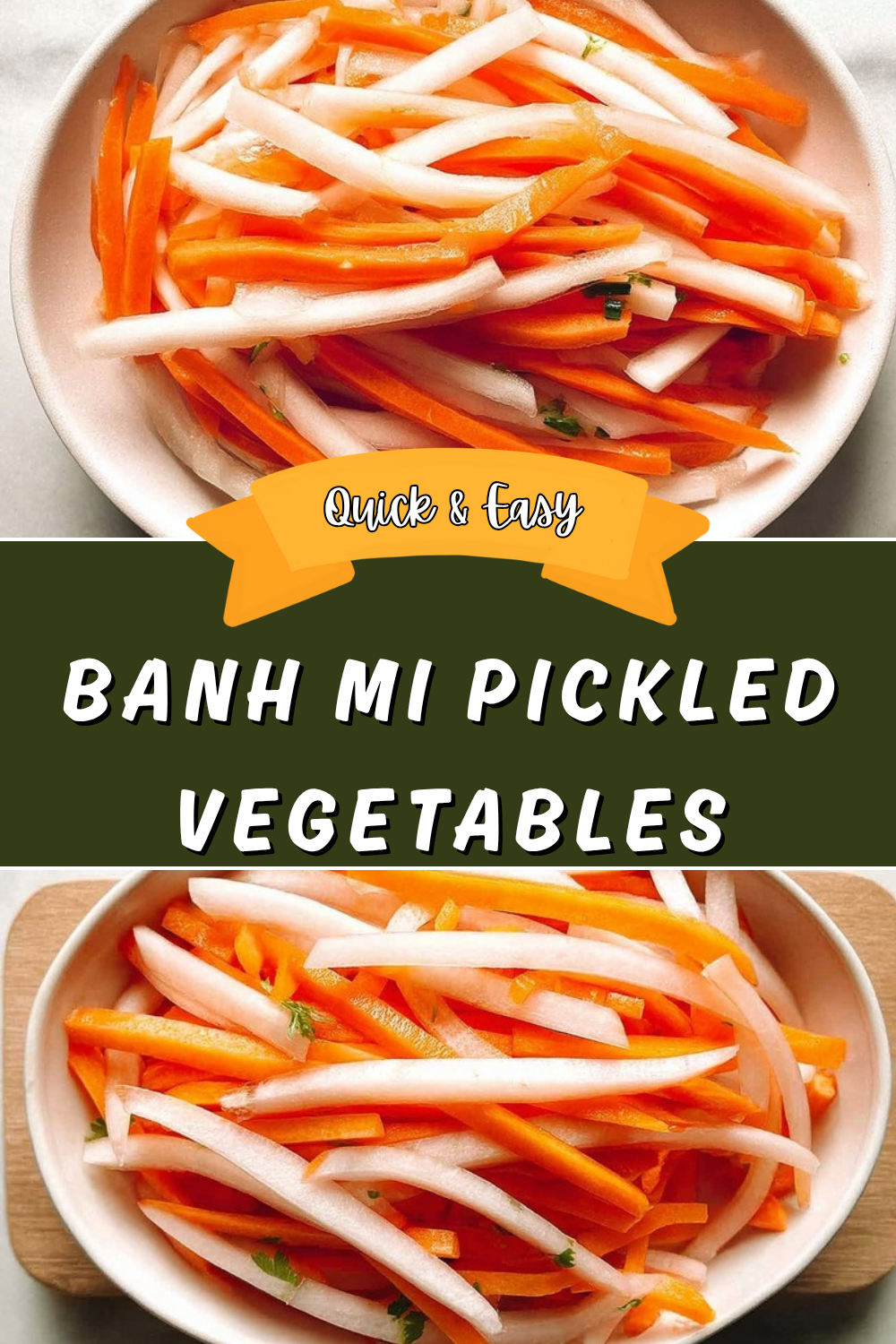 Banh Mi Pickled Vegetables