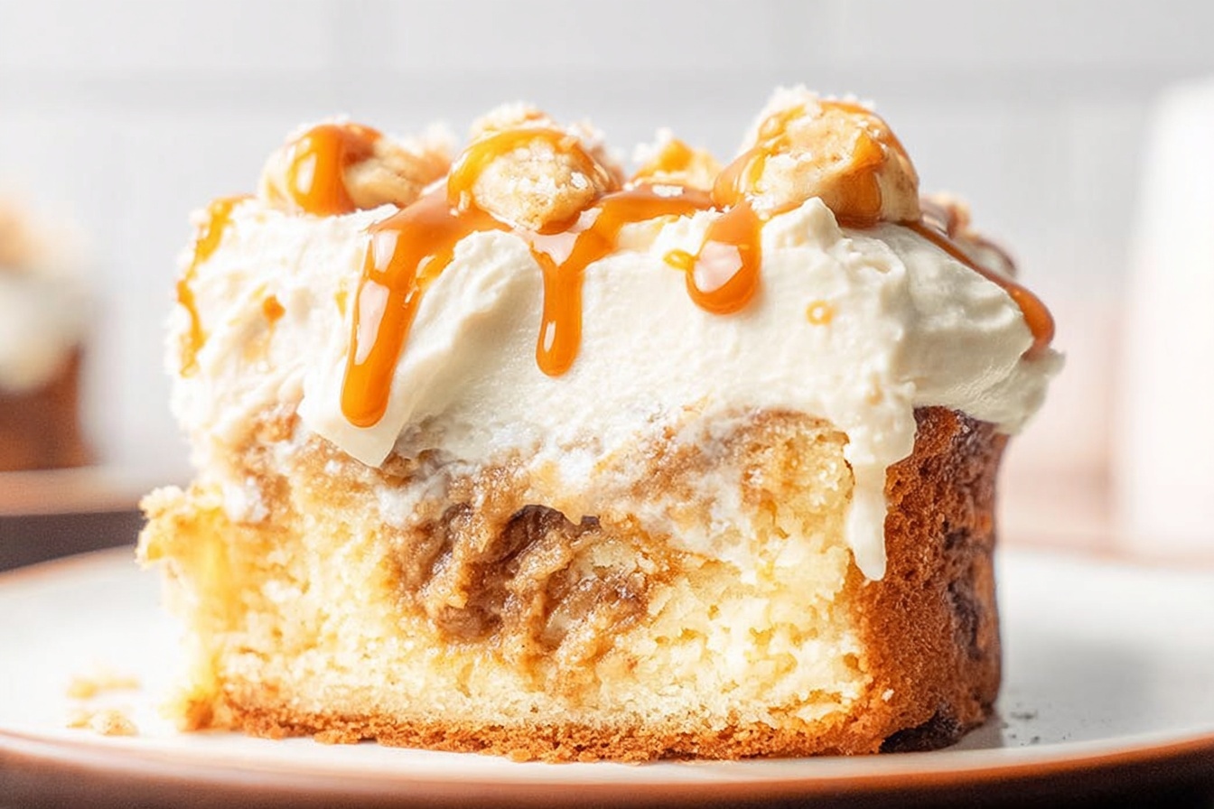 Banoffee Poke Cake