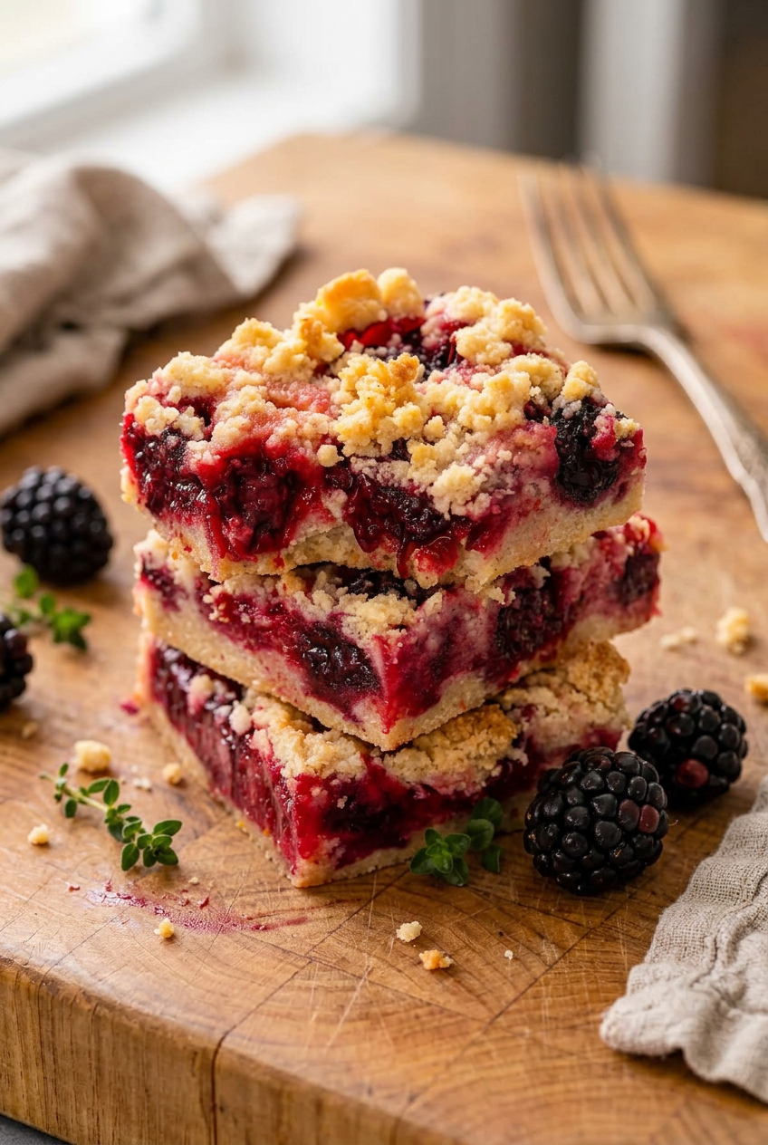 Blackberry Pie Bars
