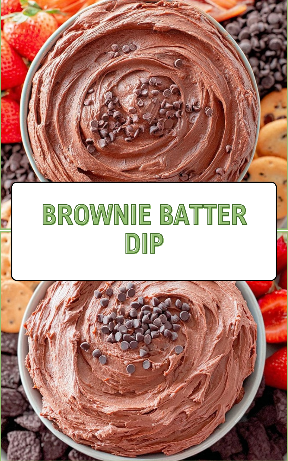 Brownie Batter Dip Recipe Easy No Bake Dessert 7 Brownie Batter Dip