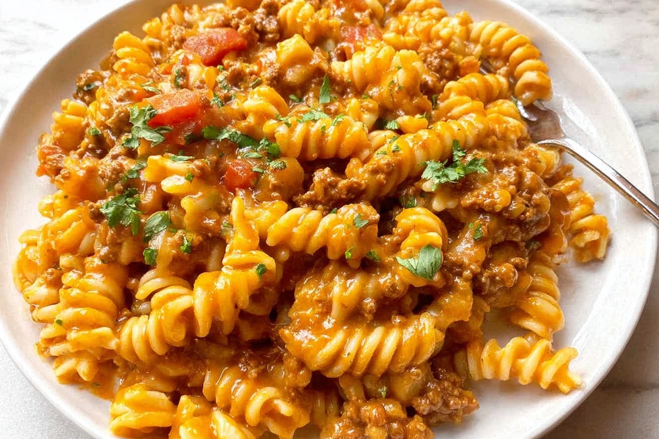 Cheesy Taco Pasta