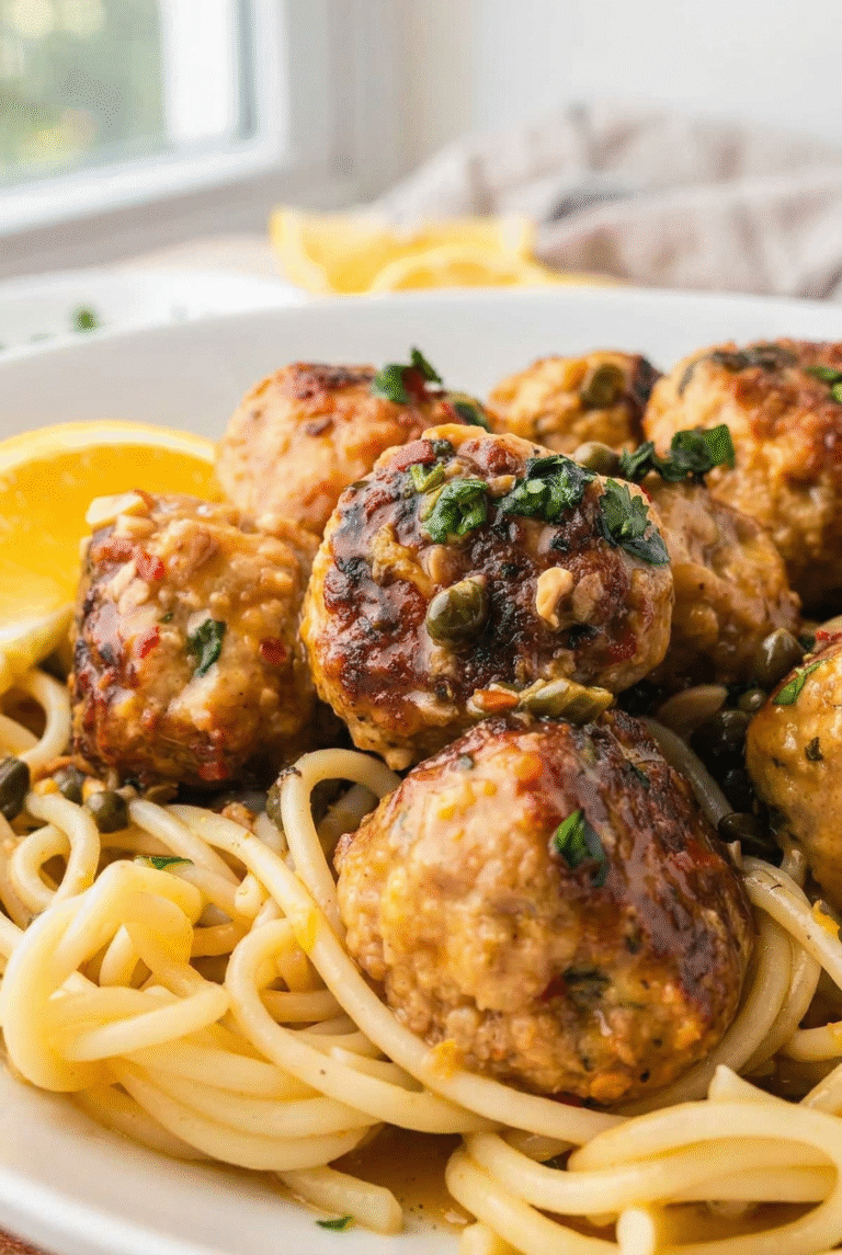 Chicken Piccata Meatballs 88.Png
