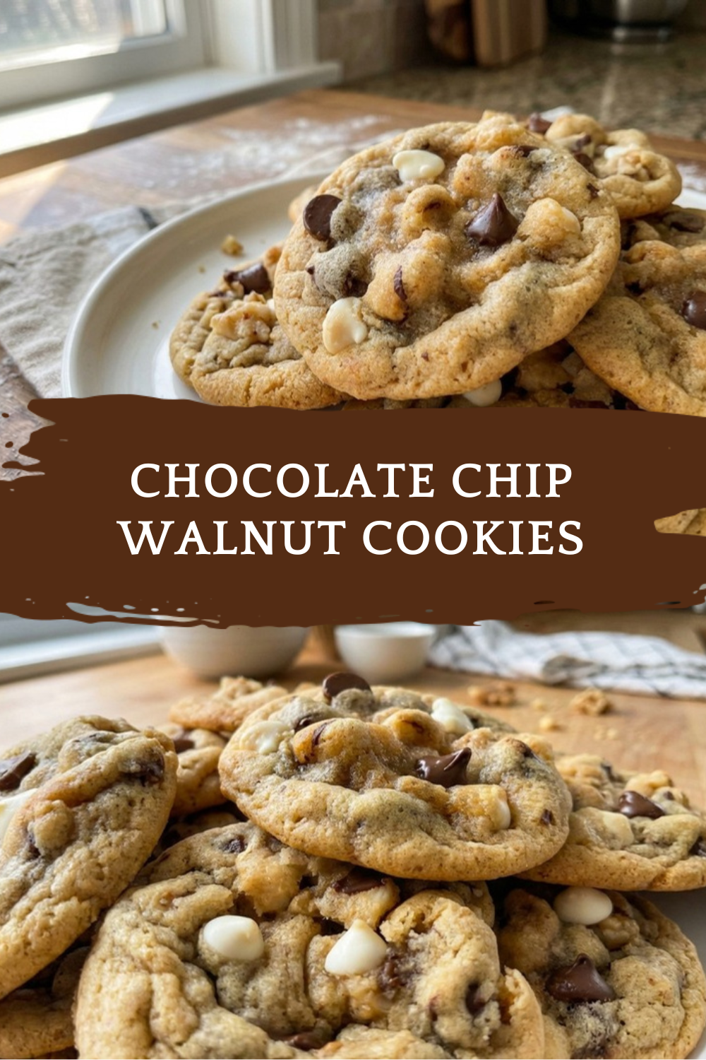 Chocolate Chip Walnut Cookies