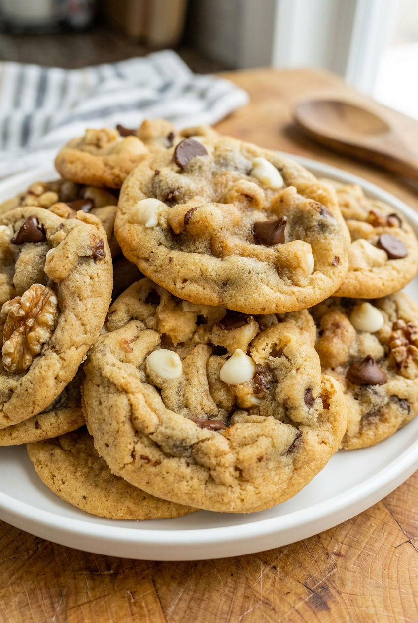 Chocolate Chip Walnut Cookies