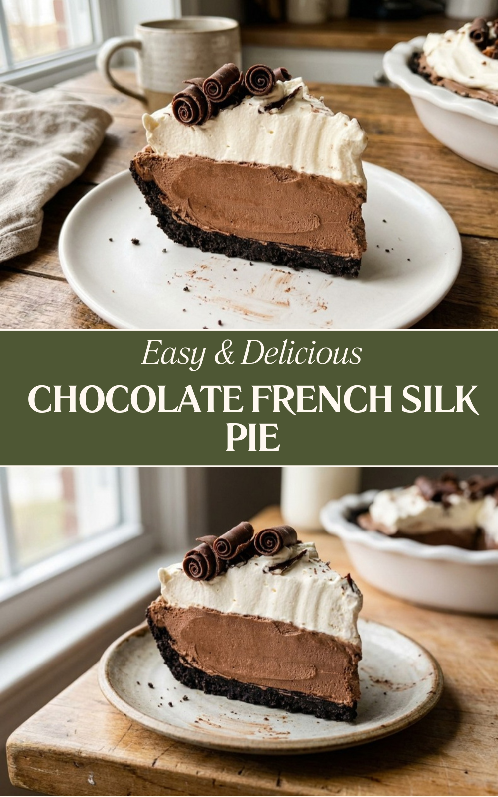 French Silk Pie Recipe Creamy Chocolate No Bake Delight 7 Chocolate French Silk Pie