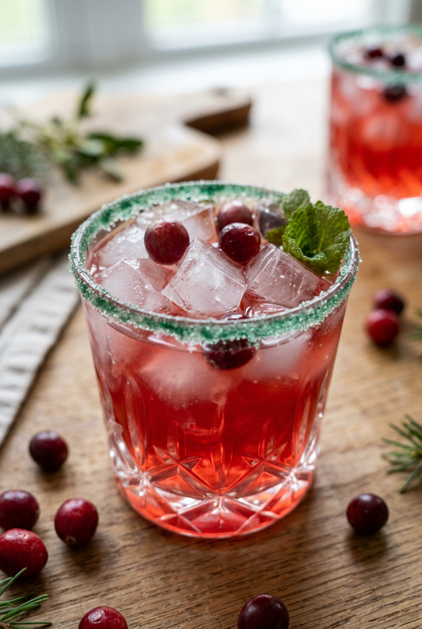 Christmas Mistletoe Margaritas