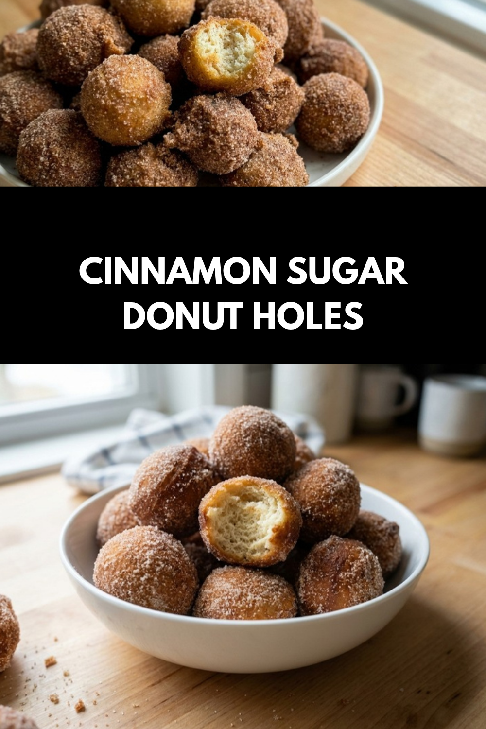 Cinnamon Sugar Donut Holes