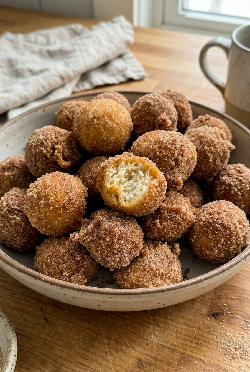 Cinnamon Sugar Donut Holes