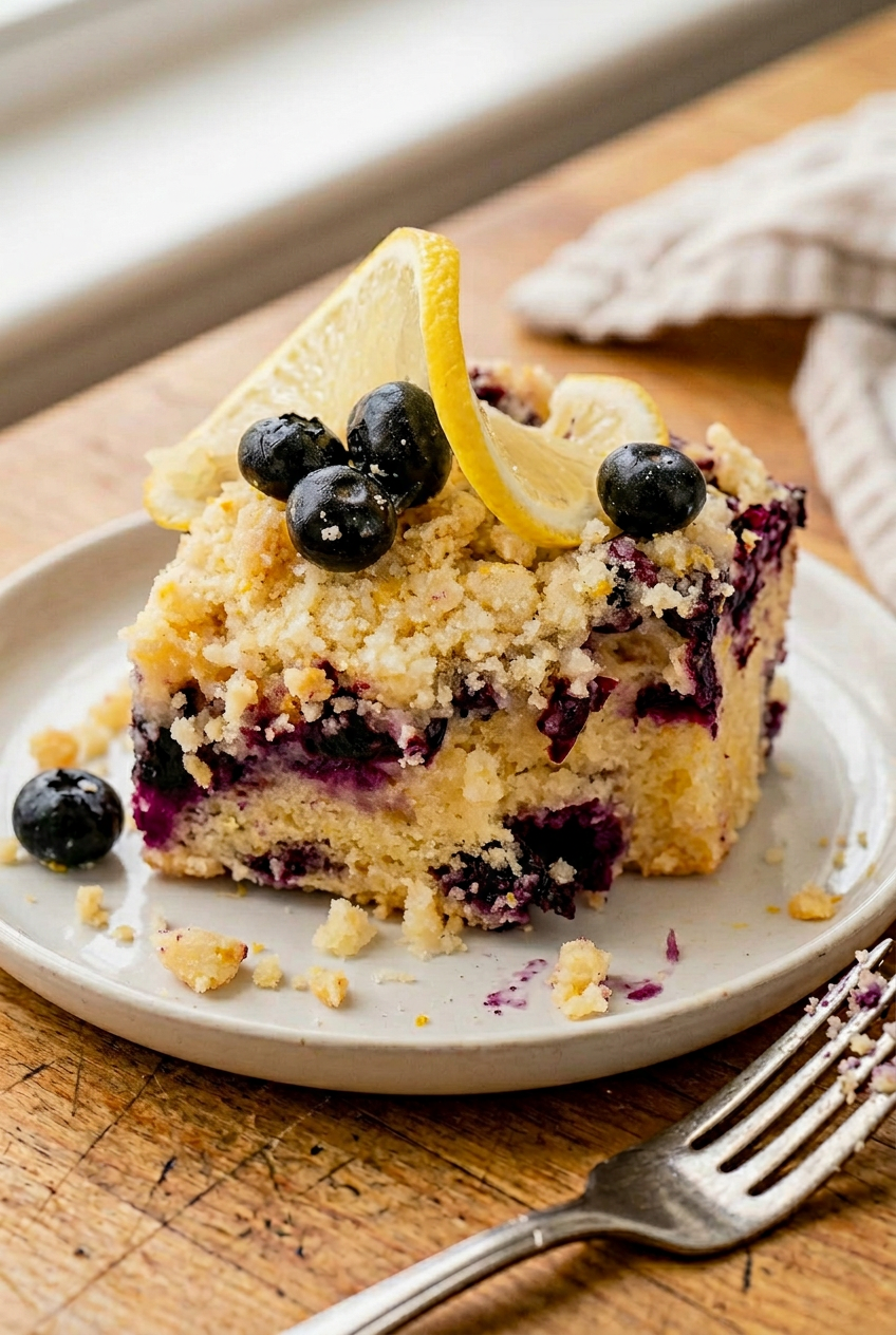 Lemon Blueberry Buckle