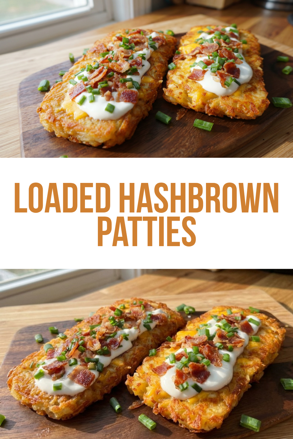 Loaded Hashbrown Patties