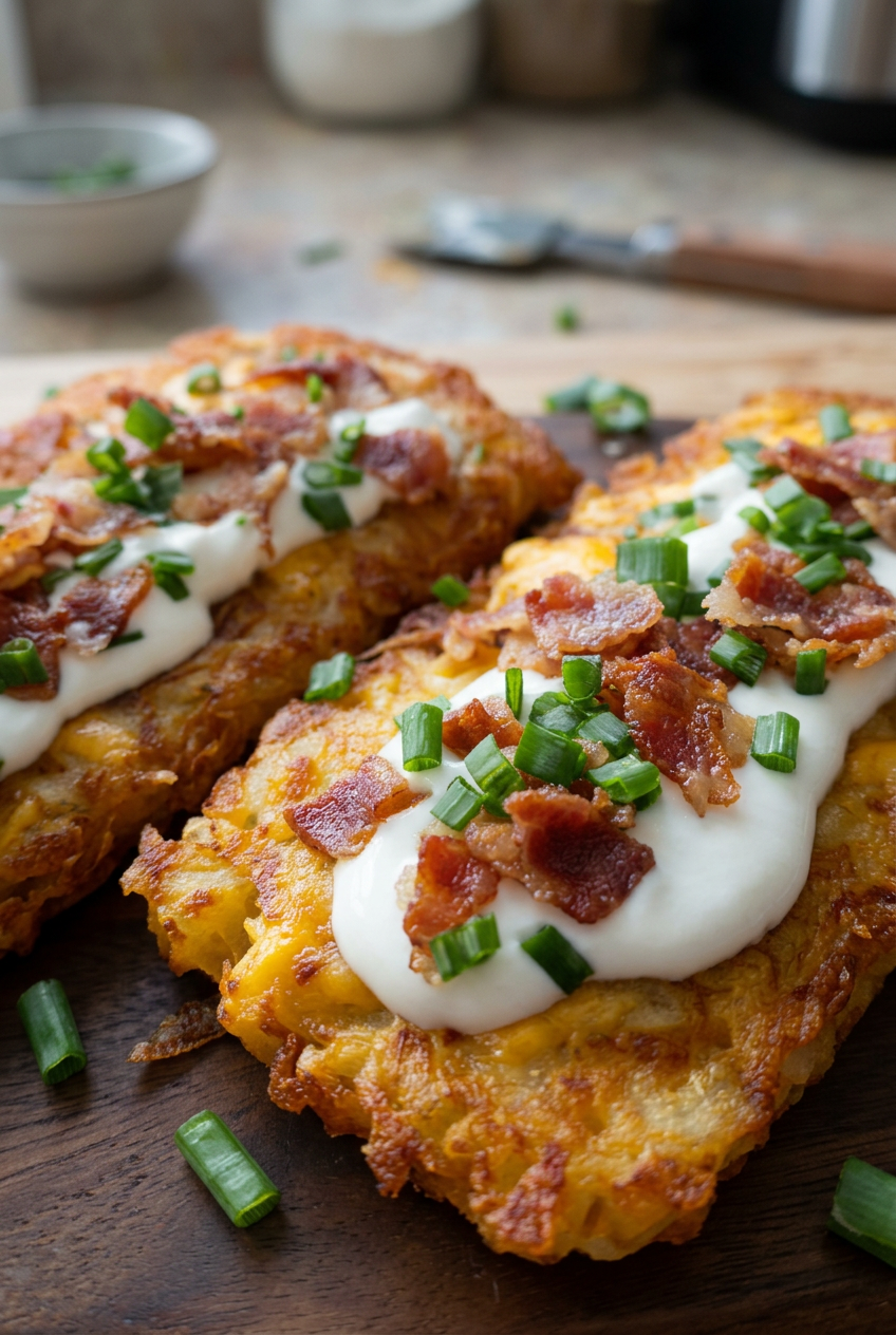 Loaded Hashbrown Patties