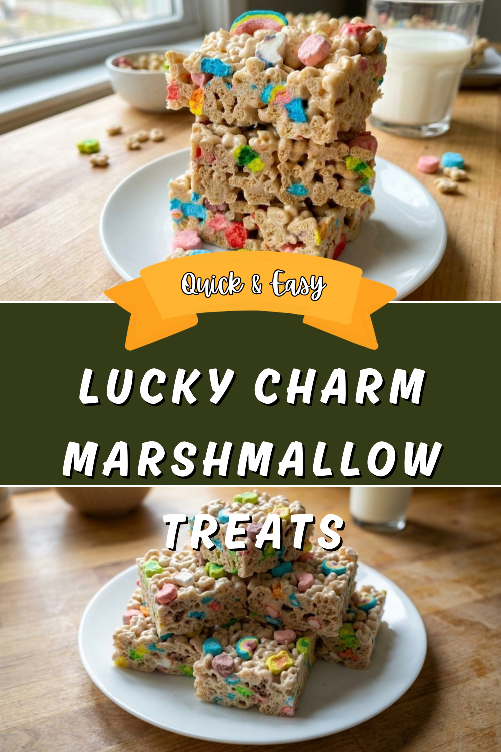Lucky Charm Marshmallow Treats