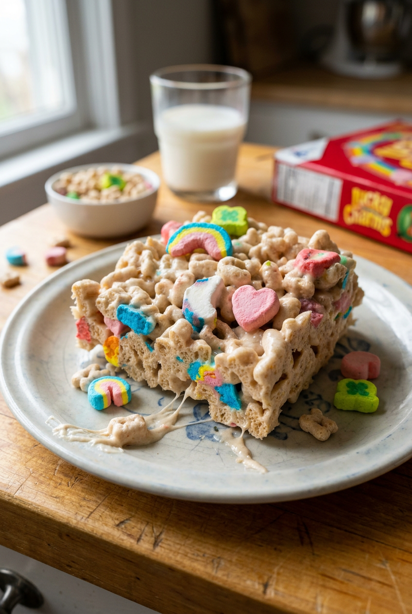 Lucky Charm Marshmallow Treats