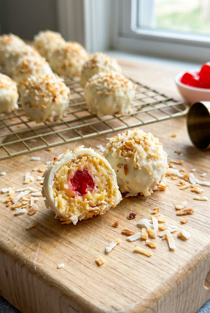Pina Colada Truffles