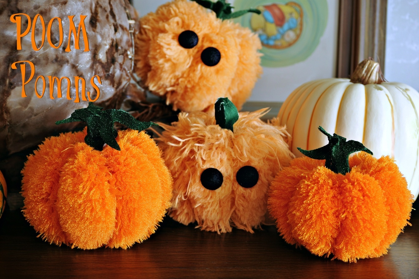 Pom Pom Pumpkins