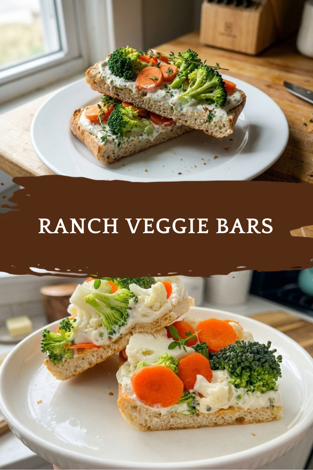 Ranch Veggie Bars