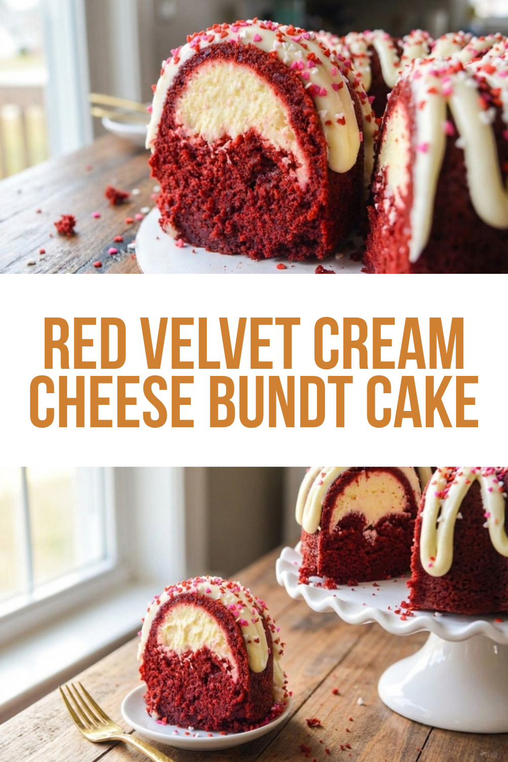 Red Velvet Cream Cheese Bundt Cake