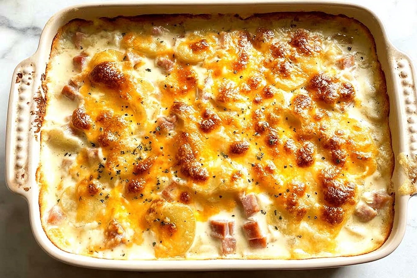Scalloped Potatoes And Ham