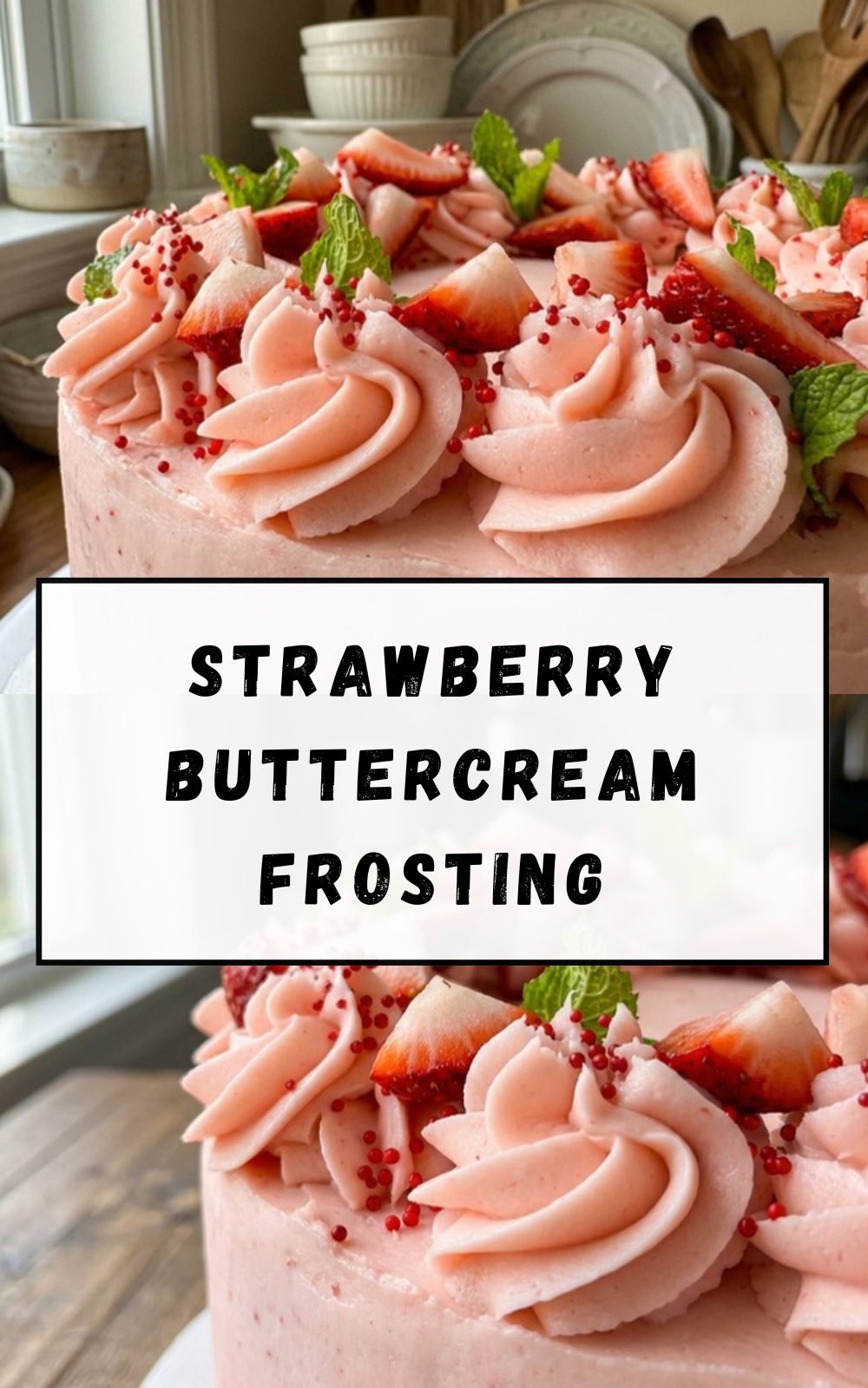 Strawberry Buttercream Frosting