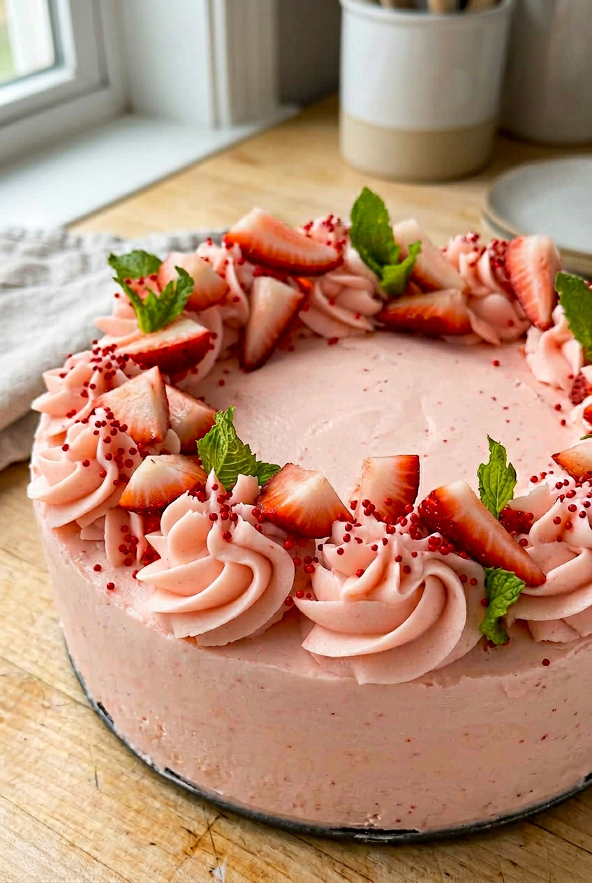 Strawberry Buttercream Frosting