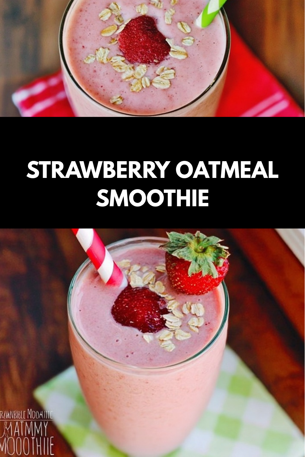Strawberry Oatmeal Smoothie