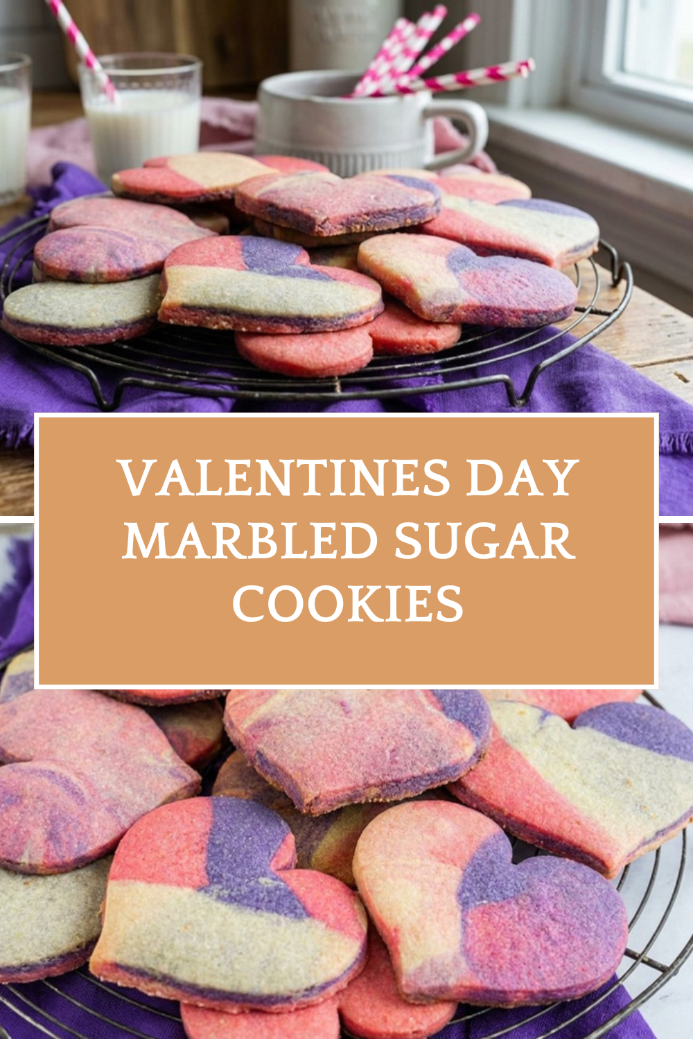 Marbled Valentine Sugar Cookies Recipe 7 Valentines Day Marbled Sugar Cookies