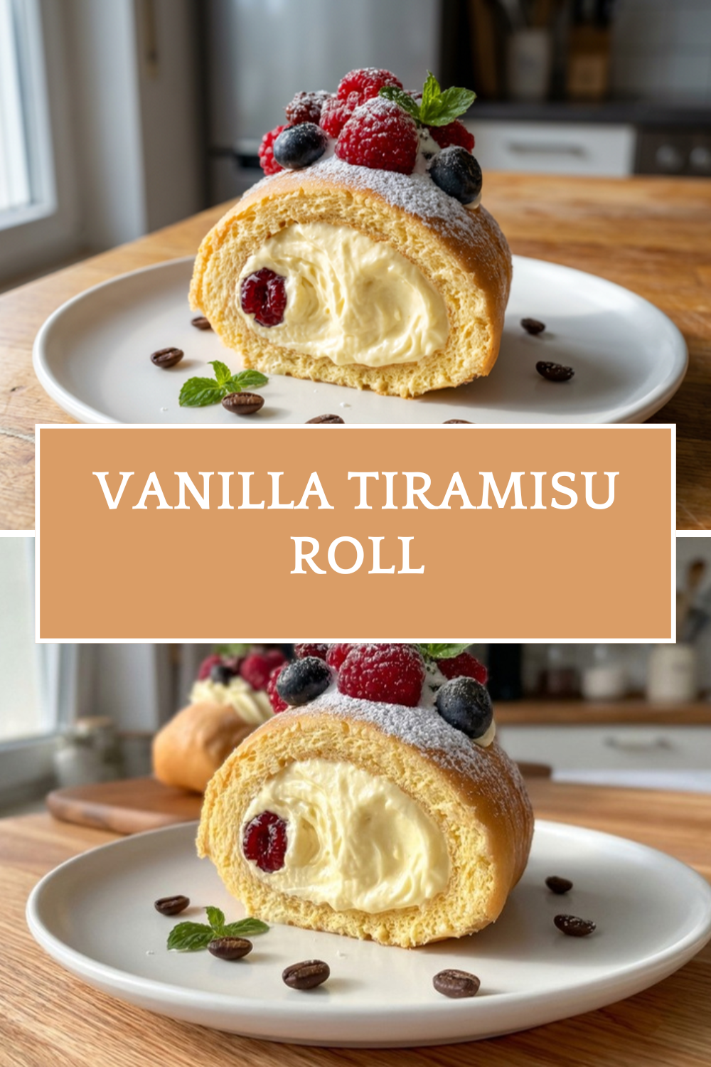 Vanilla Tiramisu Roll
