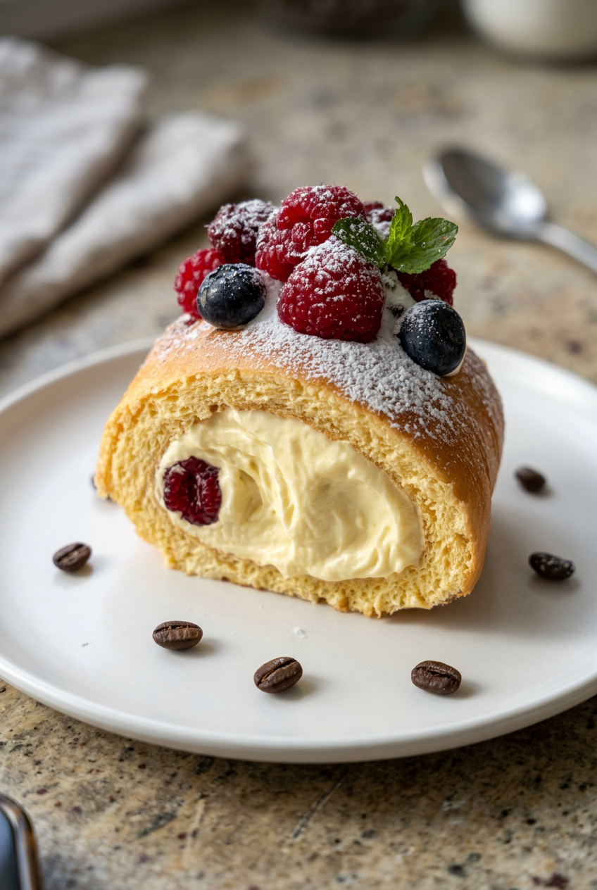 Vanilla Tiramisu Roll