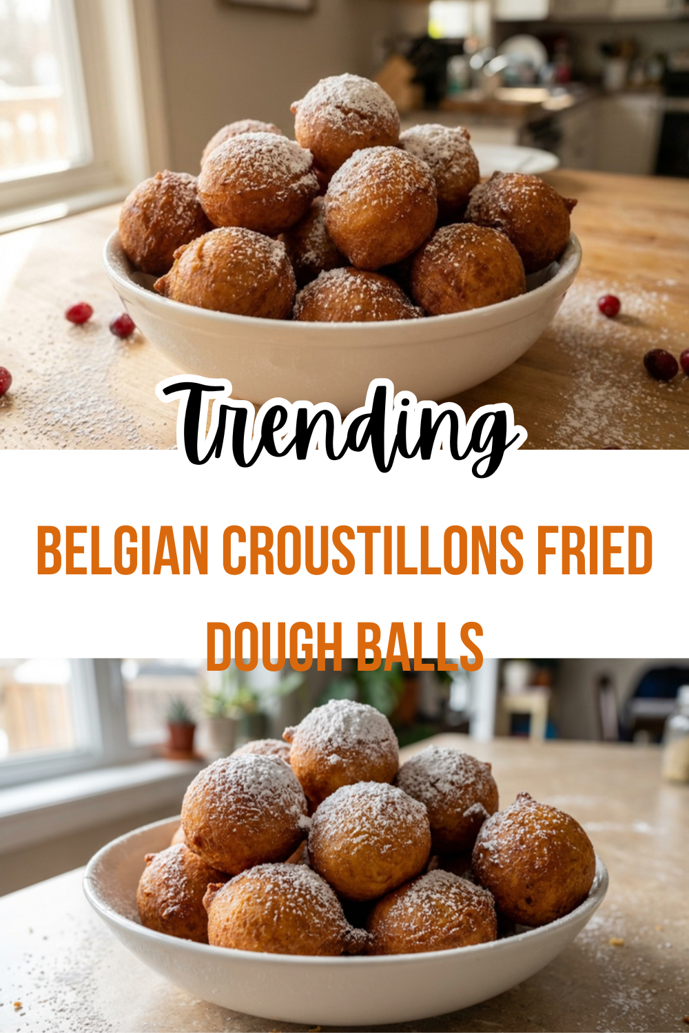 Belgian Croustillons Fried Dough Balls
