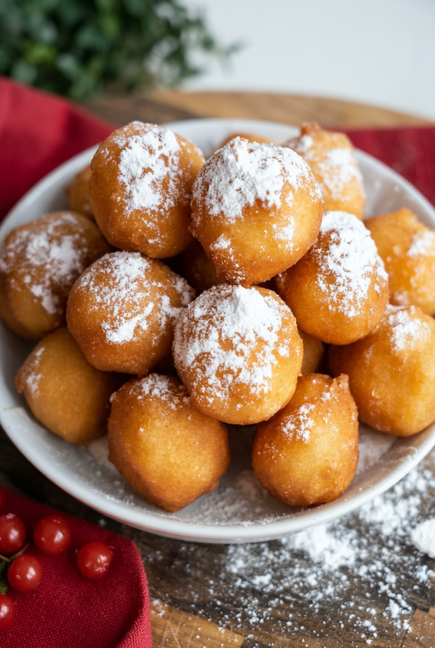 Belgian Croustillons Fried Dough Balls