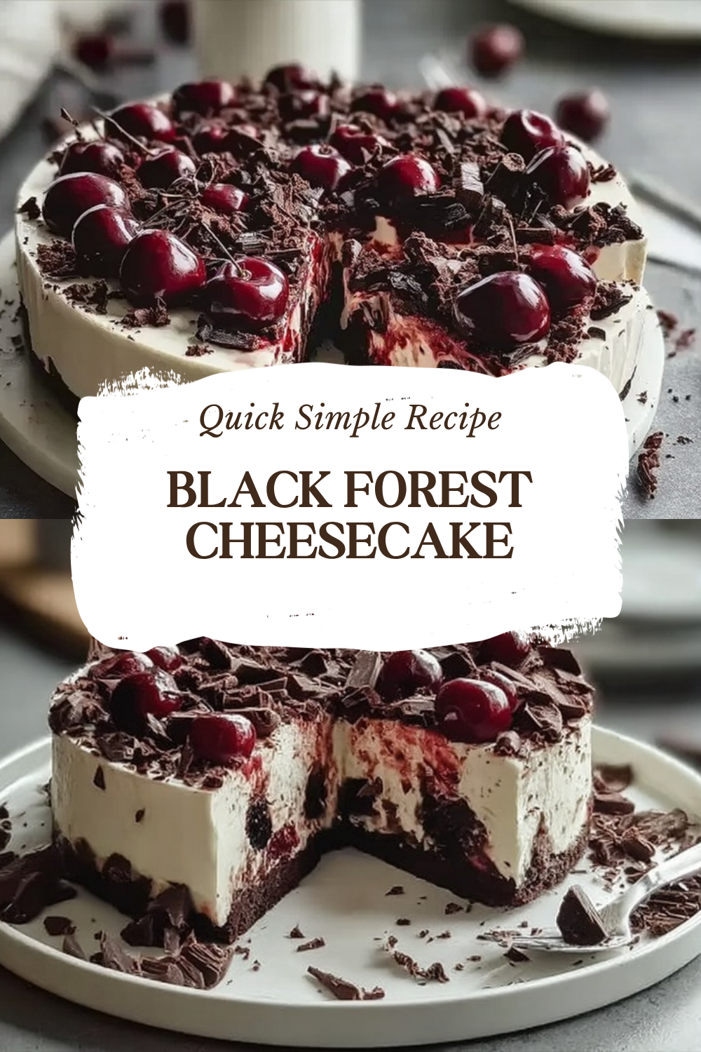 Black Forest Cheesecake