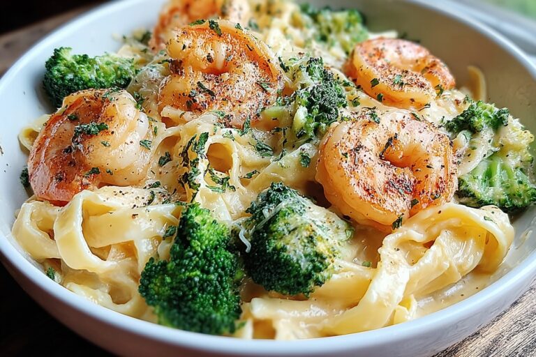 Broccoli Shrimp Alfredo 75.Png