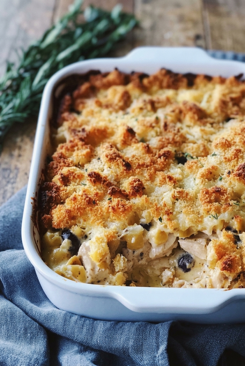 Chicken Cordon Bleu Casserole Easy Family Dinner Recipe 6 Chicken Cordon Bleu Casserole