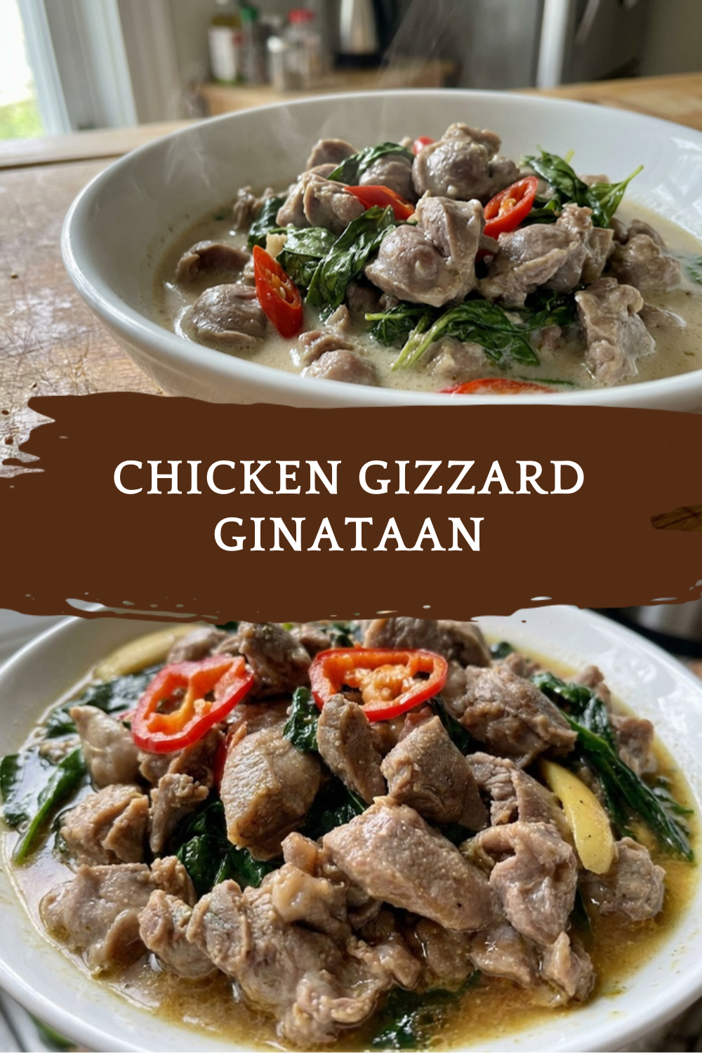 Chicken Gizzard Ginataan