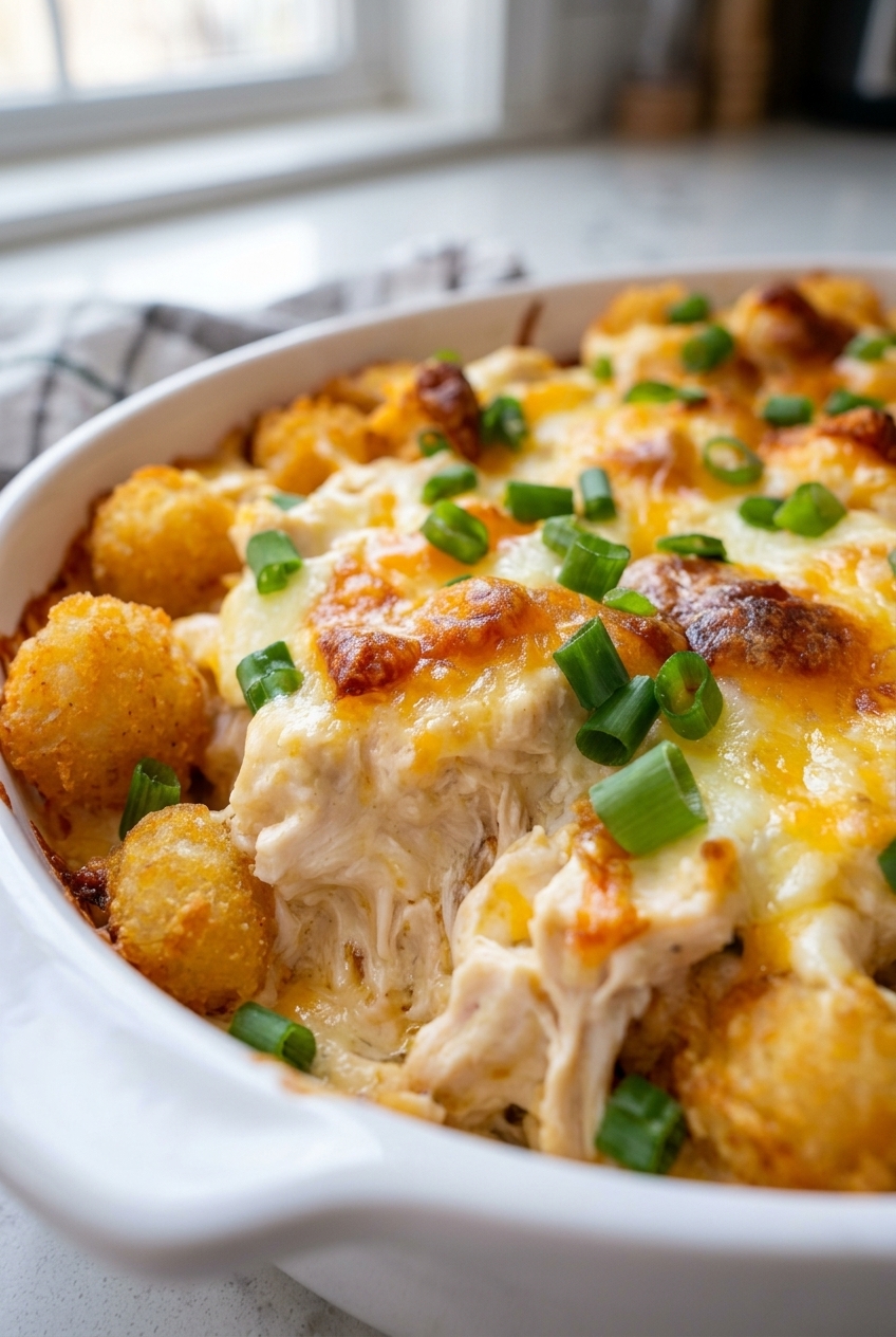 Chicken Tater Tot Casserole
