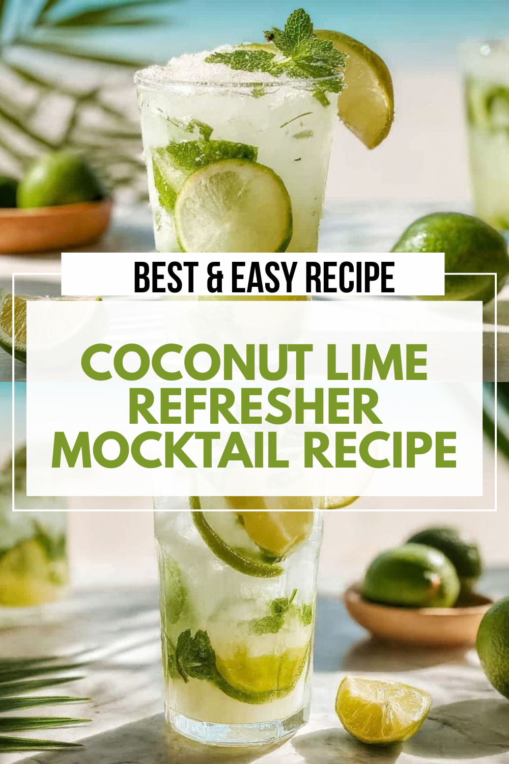 Coconut Fizz Mocktail Recipe With Lime 7 Coconut Lime Refresher Mocktail Recipe
