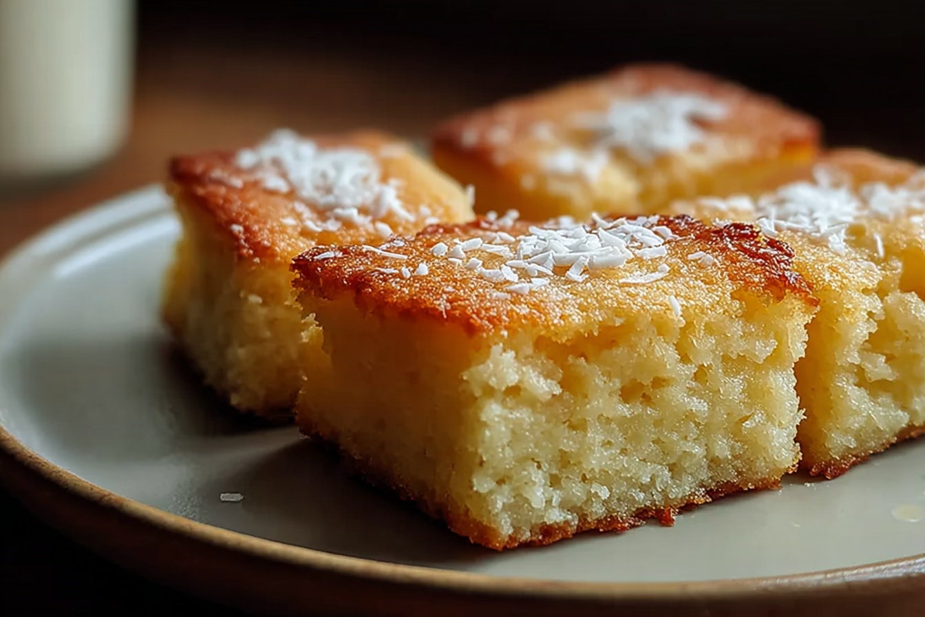 Coconut Milk Snack Cake