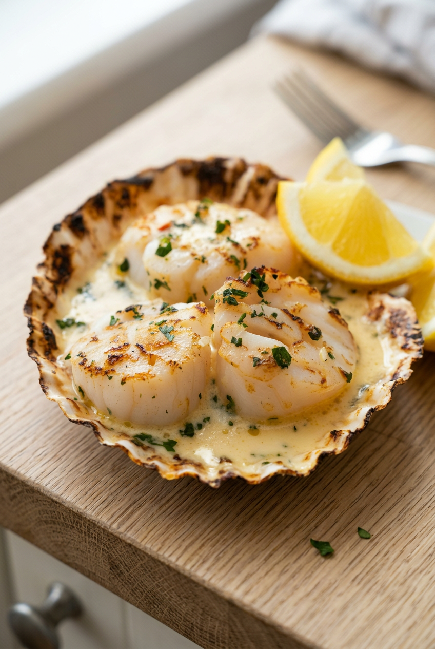 Coquilles Saint-Jacques Recipe Classic French Scallops 6 Coquilles Saint Jacques