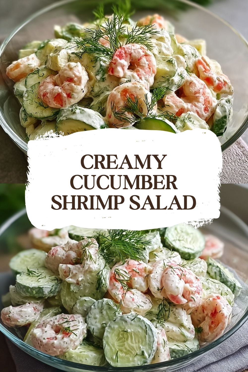 Creamy Cucumber Shrimp Salad