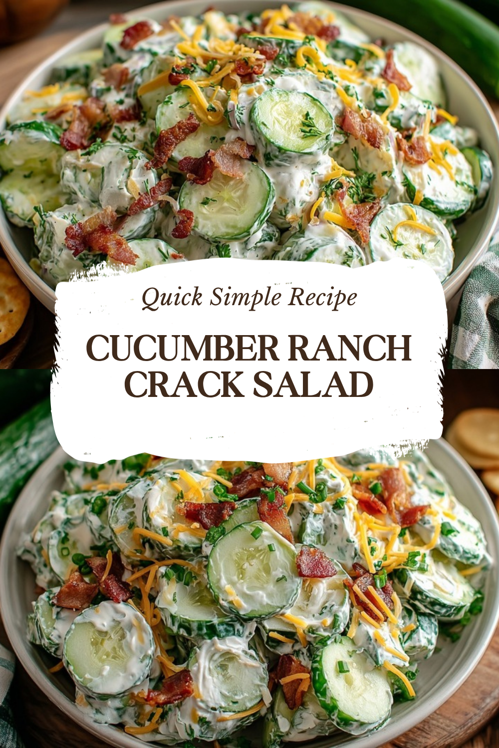 Cucumber Ranch Crack Salad