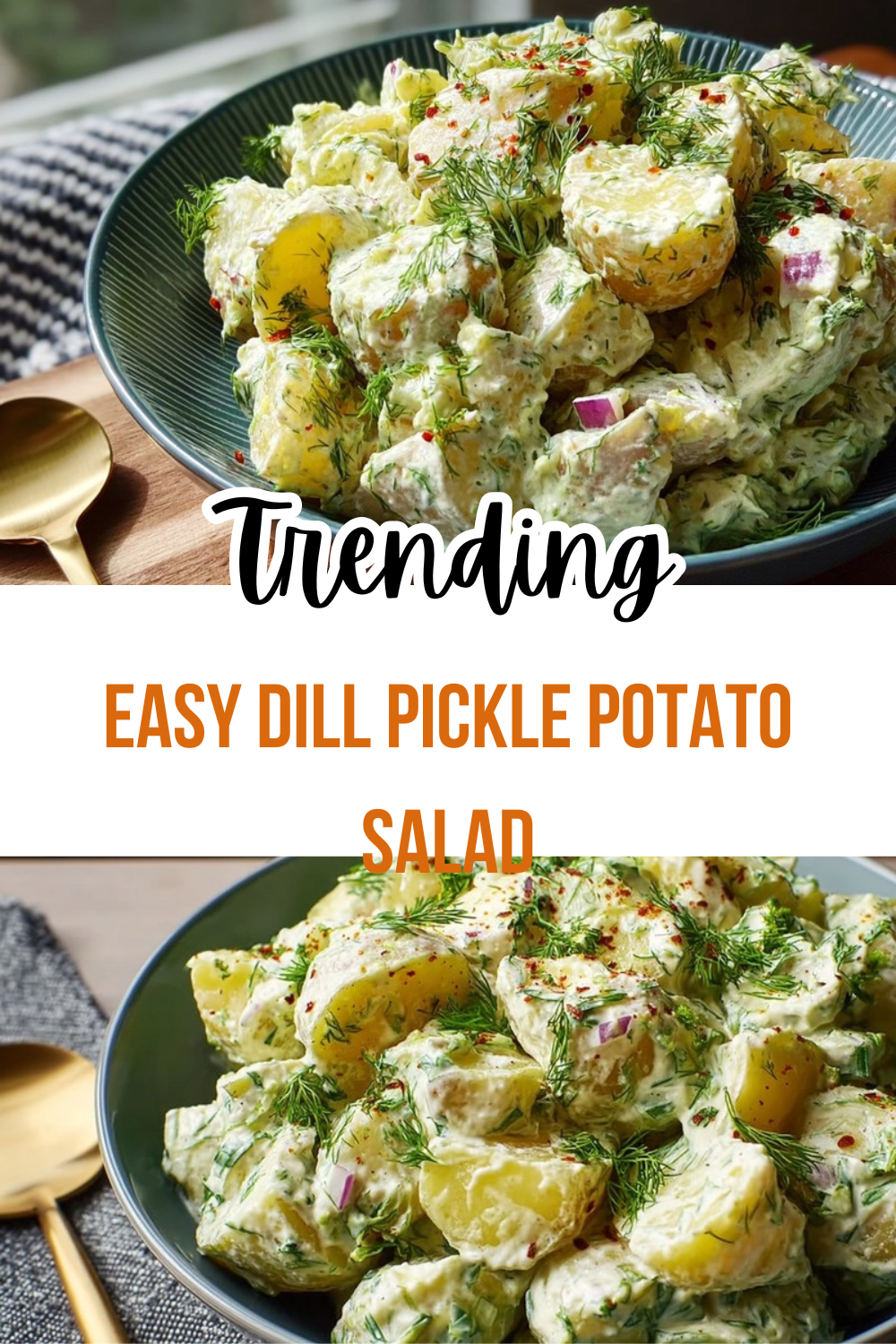 Easy Dill Pickle Potato Salad