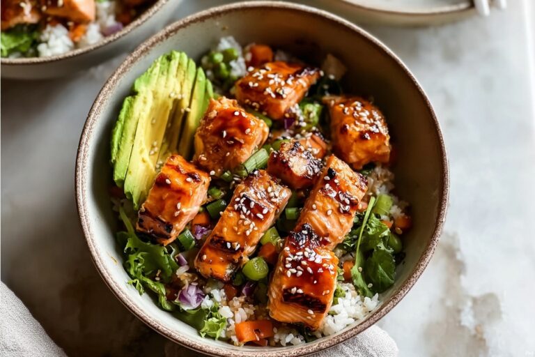 Easy Honey Glazed Salmon Bowls 23.Png