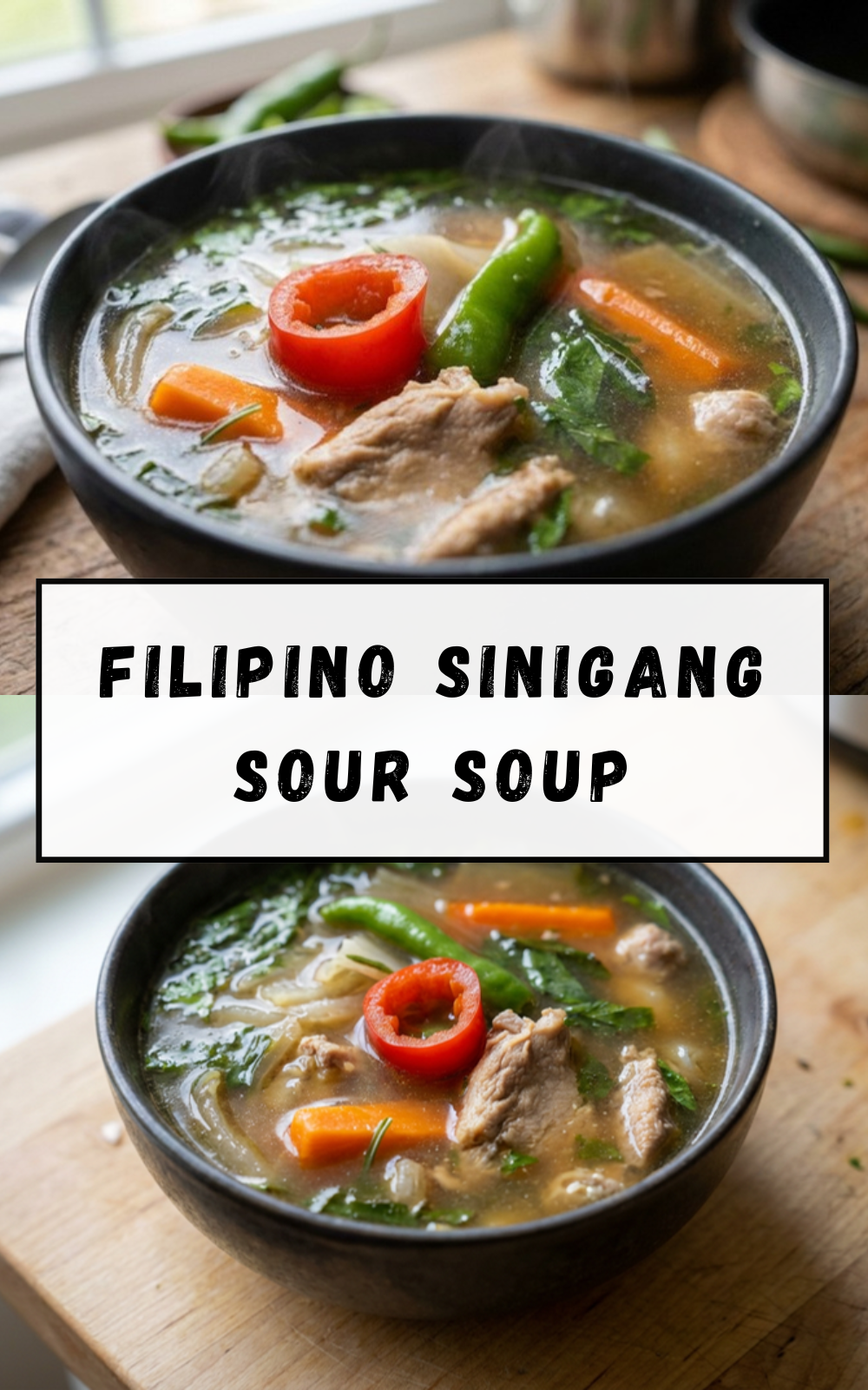 Sinigang Filipino Sour Soup Recipe 7 Filipino Sinigang Sour Soup
