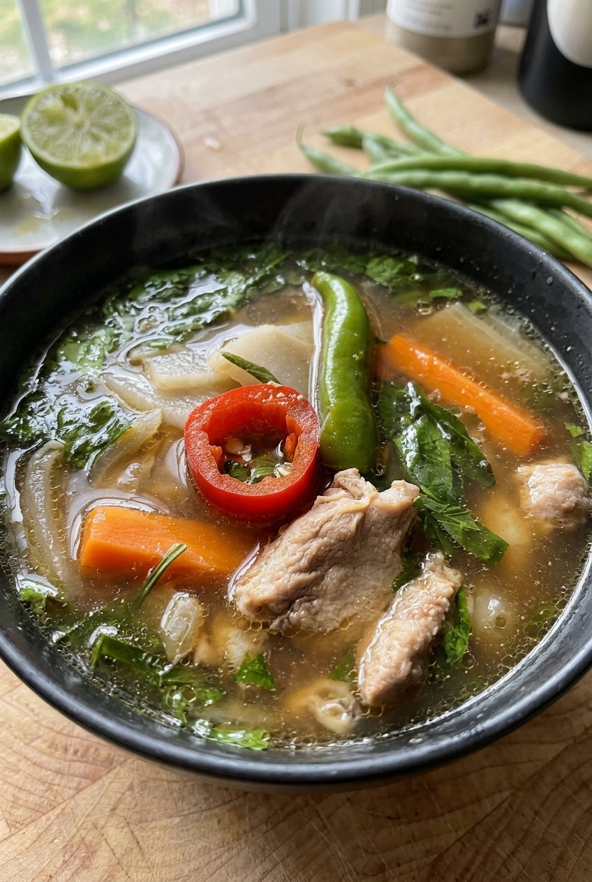 Sinigang Filipino Sour Soup Recipe 6 Filipino Sinigang Sour Soup