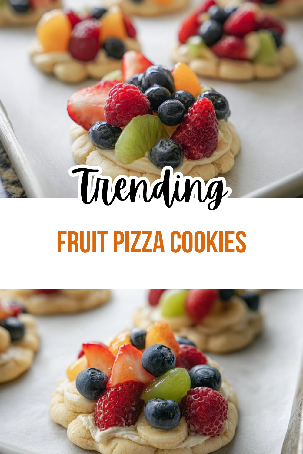 Fruit Pizza Cookies