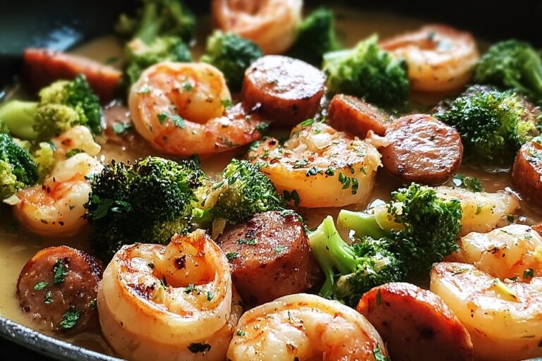 Garlic Butter Shrimp Sausage And Broccoli 52.Png