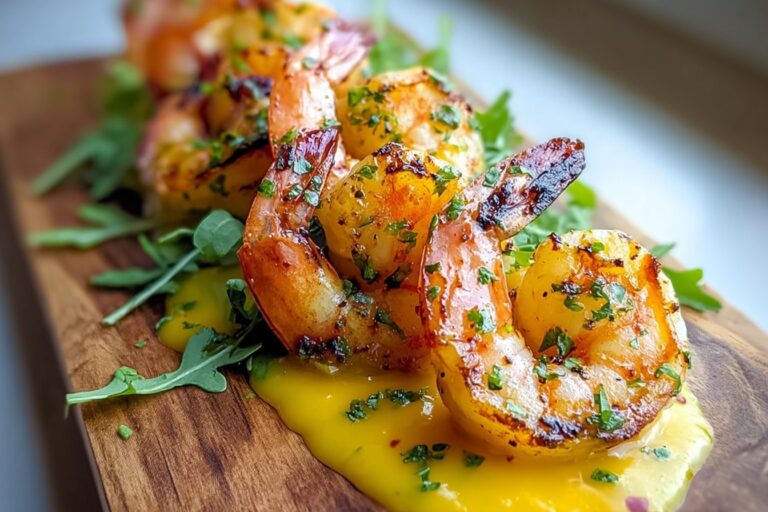 Grilled Shrimp With Spicy Mango Lime Coulis 78.Png