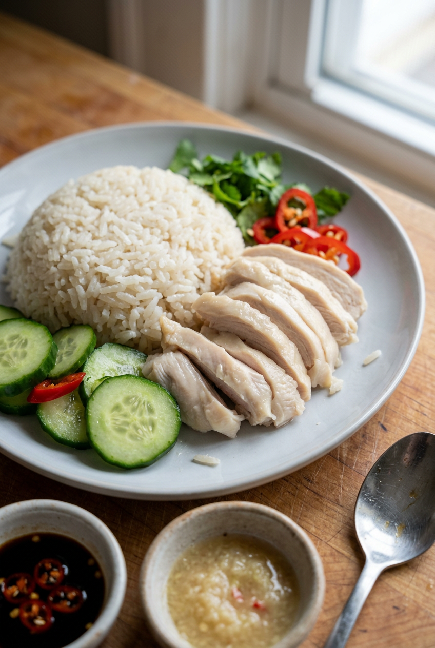 Hainanese Chicken Rice