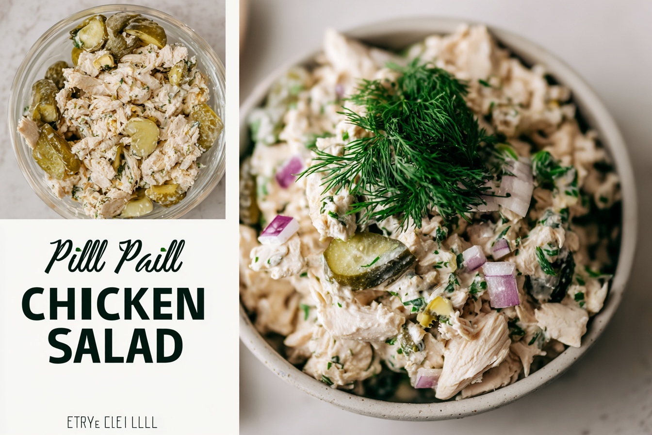 High-Protein Dill Pickle Chicken Salad