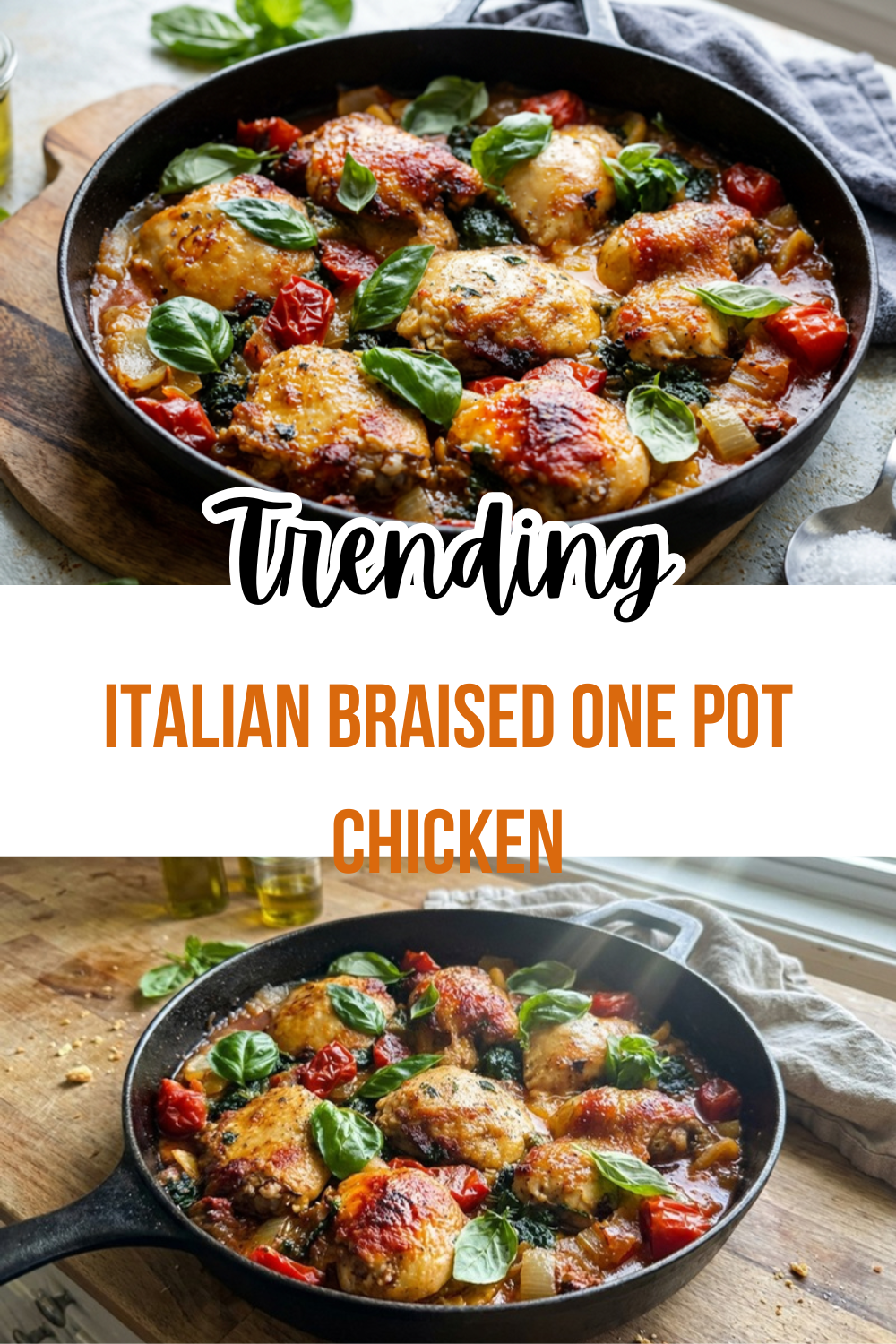 Italian Braised One Pot Chicken